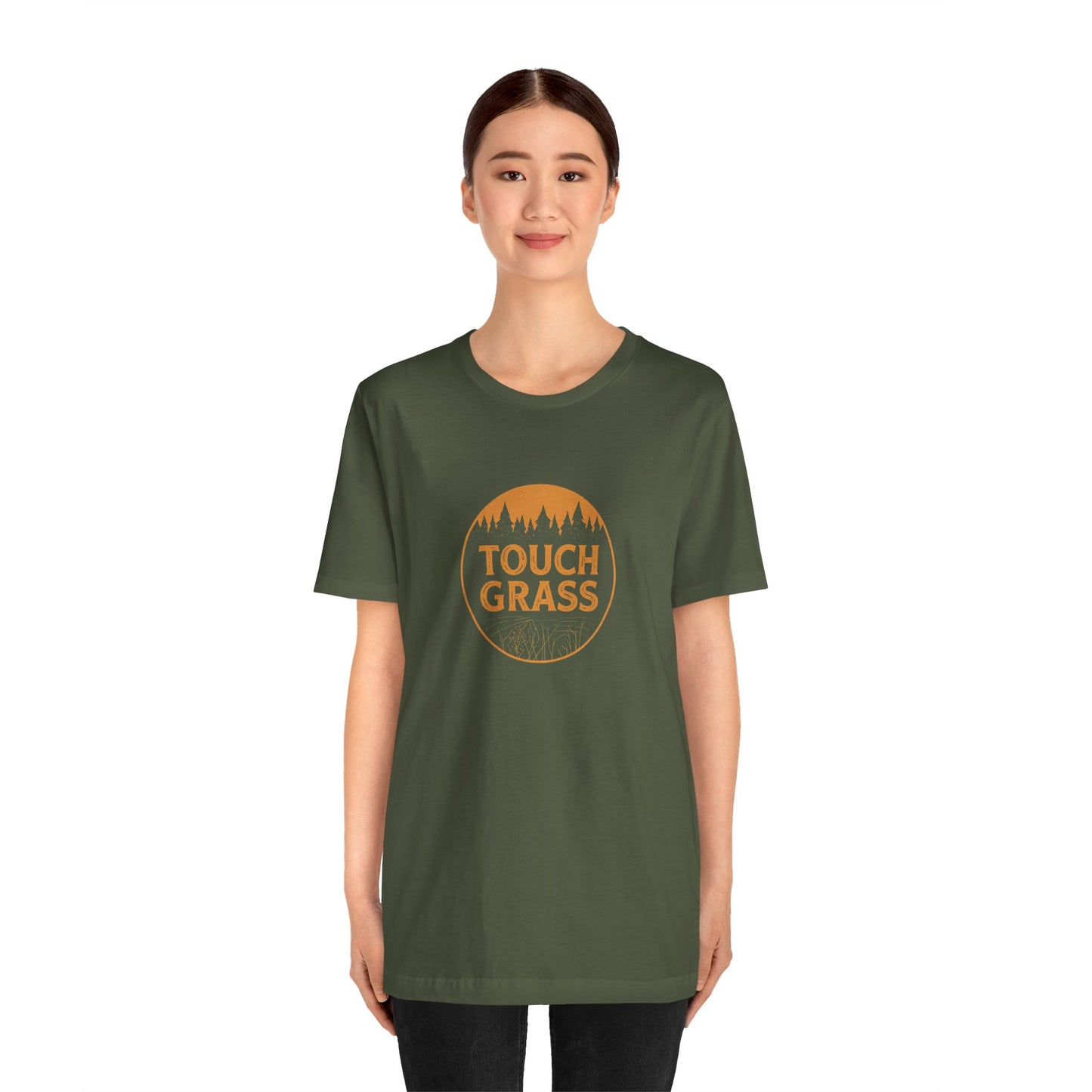 Touch Grass T-Shirt - Outdoor Nature Graphic Tee
