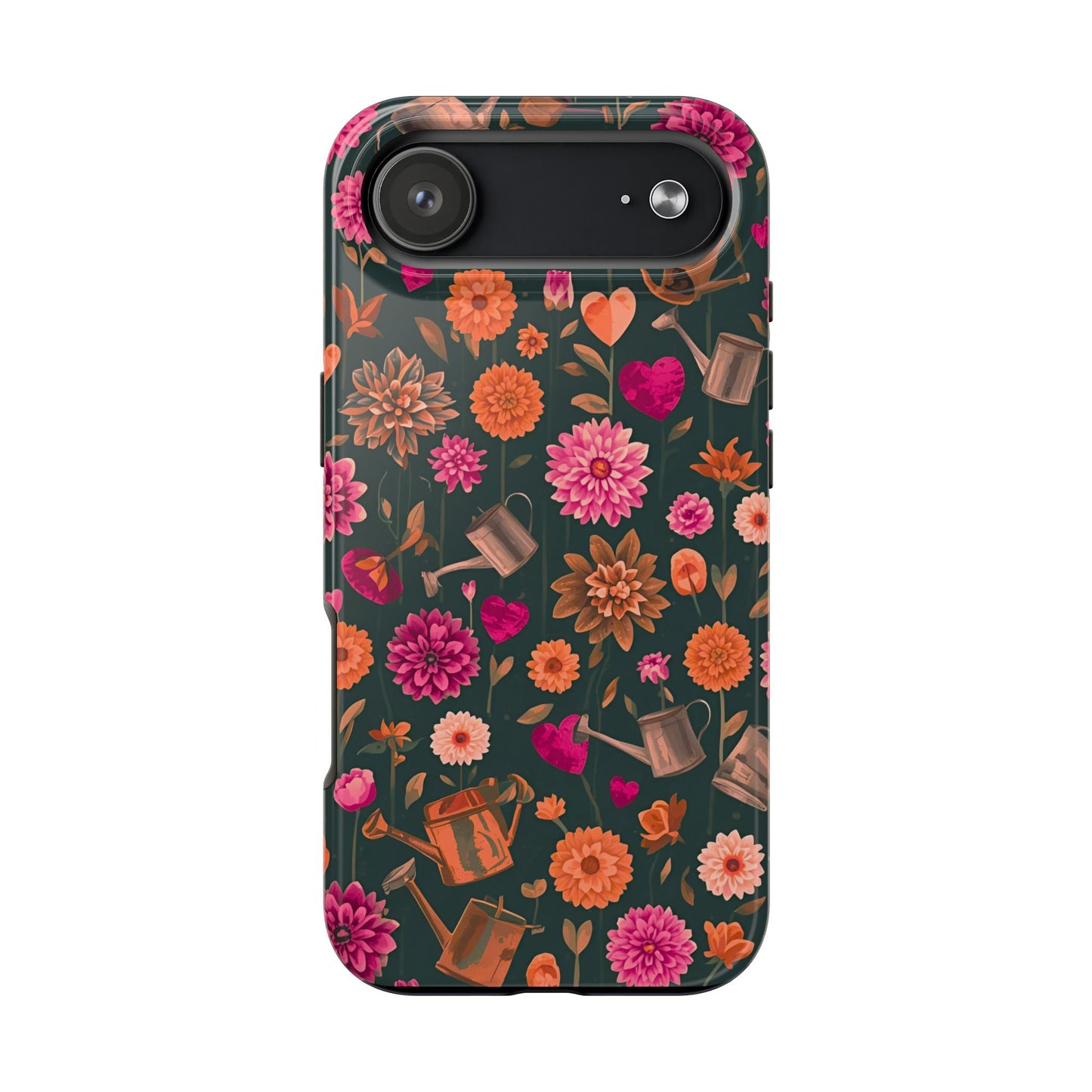 Dahlia Garden Phone Case - Floral Tough Case