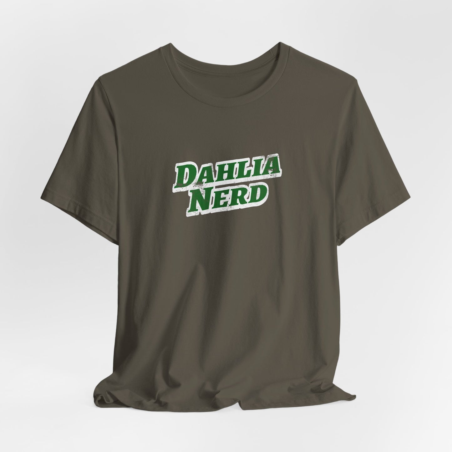 Dahlia Nerd T-Shirt - Botanical Flower Gardening Tee