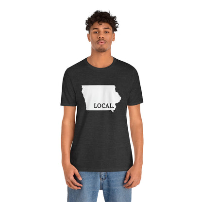 Iowa Local Home Sweet Home Tee Cyclone and Hawkeye State Colors Shirt