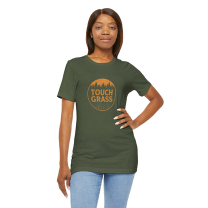 Touch Grass Tee — Outdoor Nature Graphic T‑Shirt