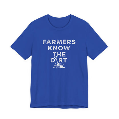 Farmers Know the Dirt Tee — Rustic Gardening & Farm Life T‑Shirt