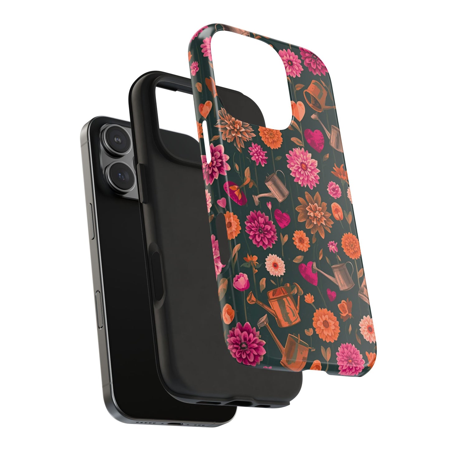 Dahlia Garden Phone Case - Floral Tough Case