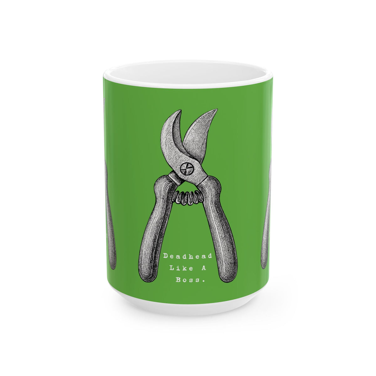 Deadhead Like a Boss Dahlia Gardener Coffee Mug Cup