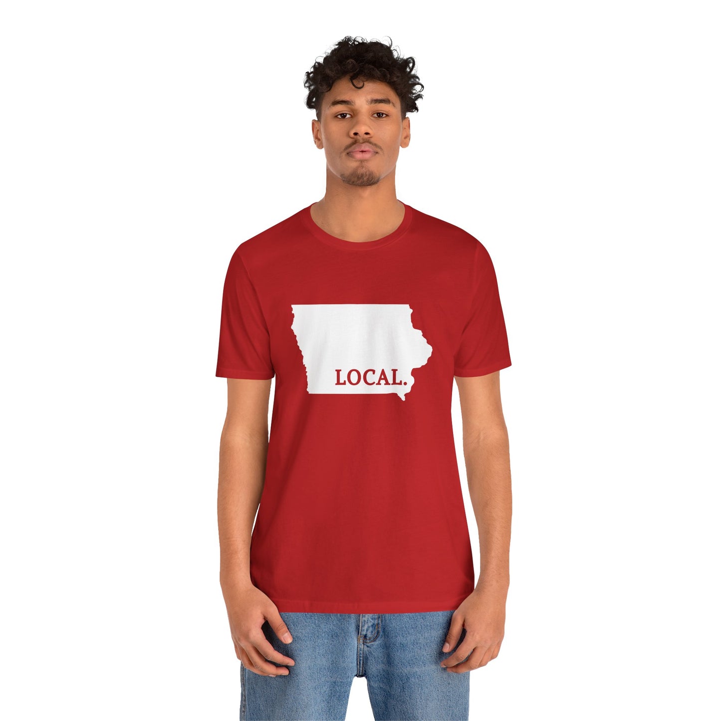Iowa Local Home Sweet Home Tee Cyclone and Hawkeye State Colors Shirt