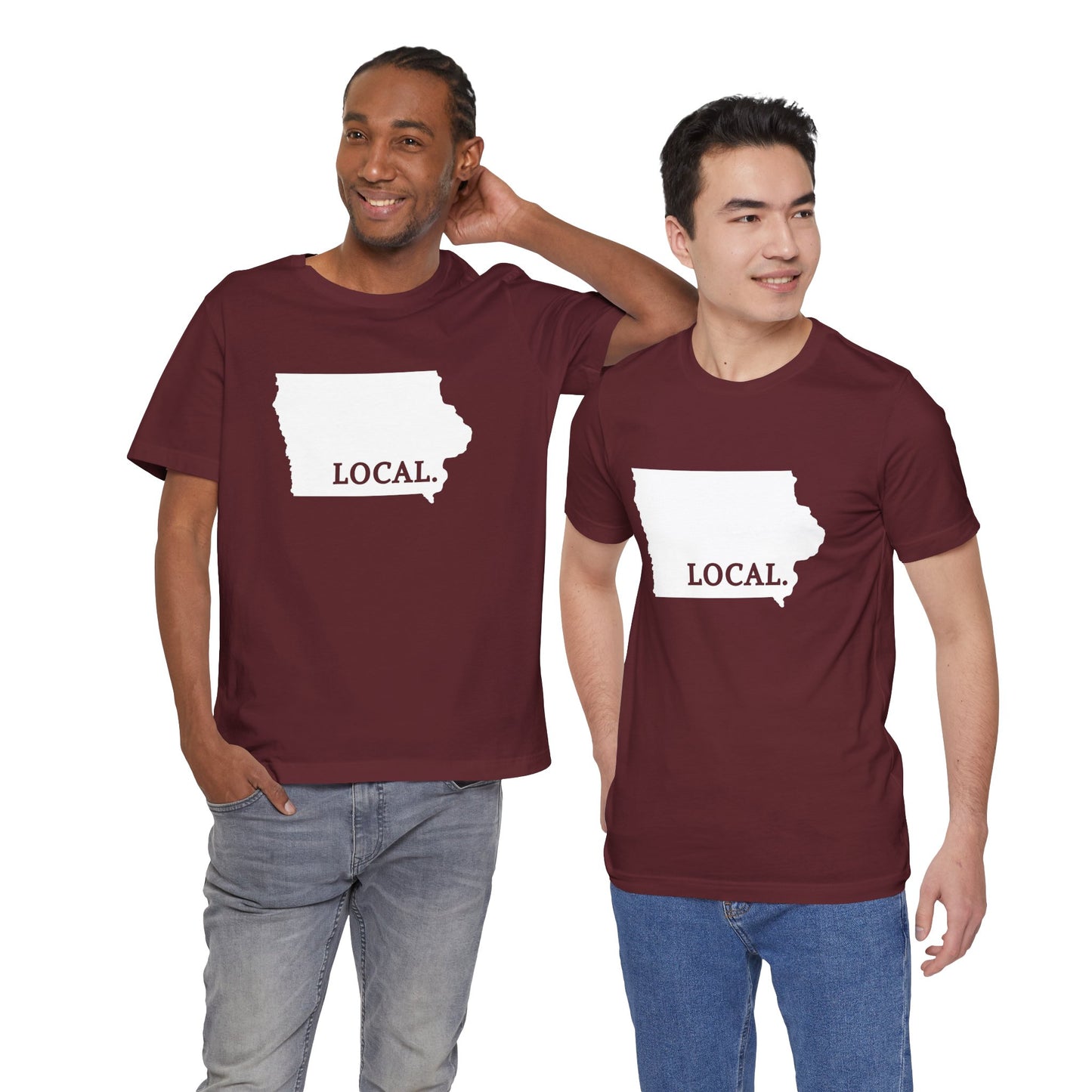 Iowa Local Home Sweet Home Tee Cyclone and Hawkeye State Colors Shirt