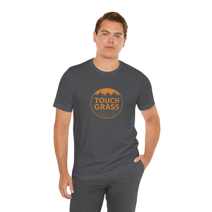 Touch Grass Tee — Outdoor Nature Graphic T‑Shirt