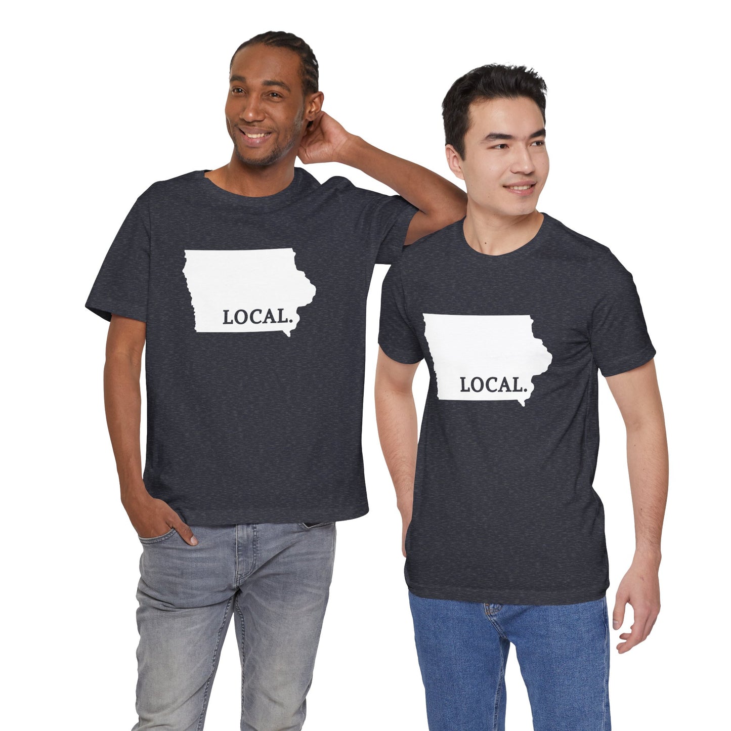 Iowa Local Home Sweet Home Tee Cyclone and Hawkeye State Colors Shirt