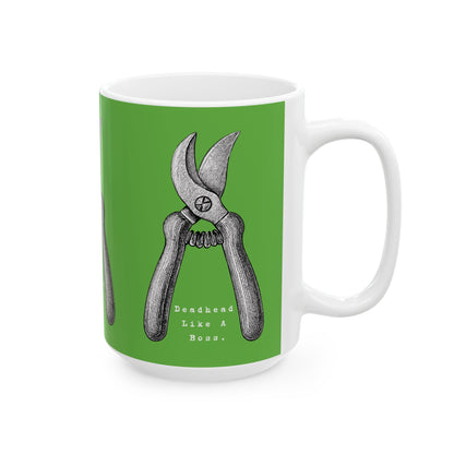 Deadhead Like a Boss Dahlia Gardener Coffee Mug Cup