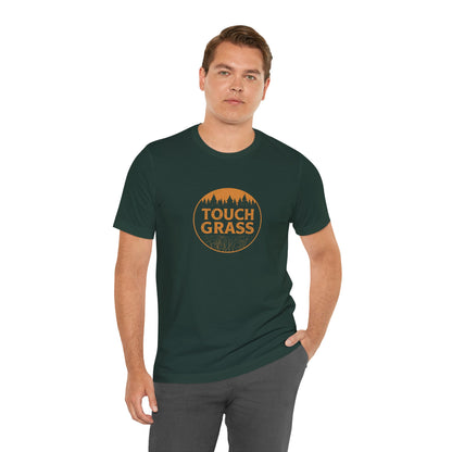 Touch Grass Tee — Outdoor Nature Graphic T‑Shirt