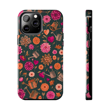 Dahlia Garden Phone Case - Floral Tough Case
