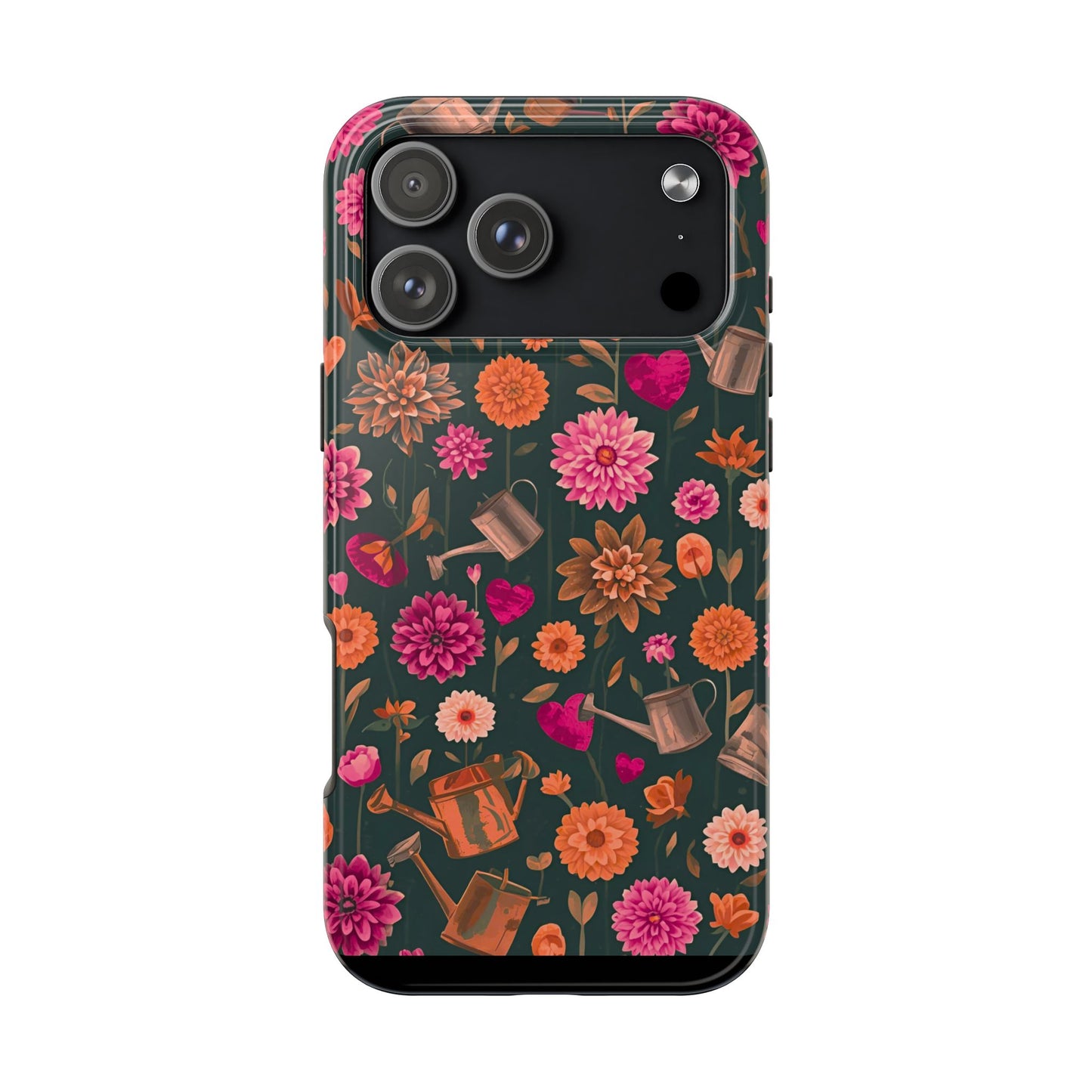 Dahlia Garden Phone Case - Floral Tough Case