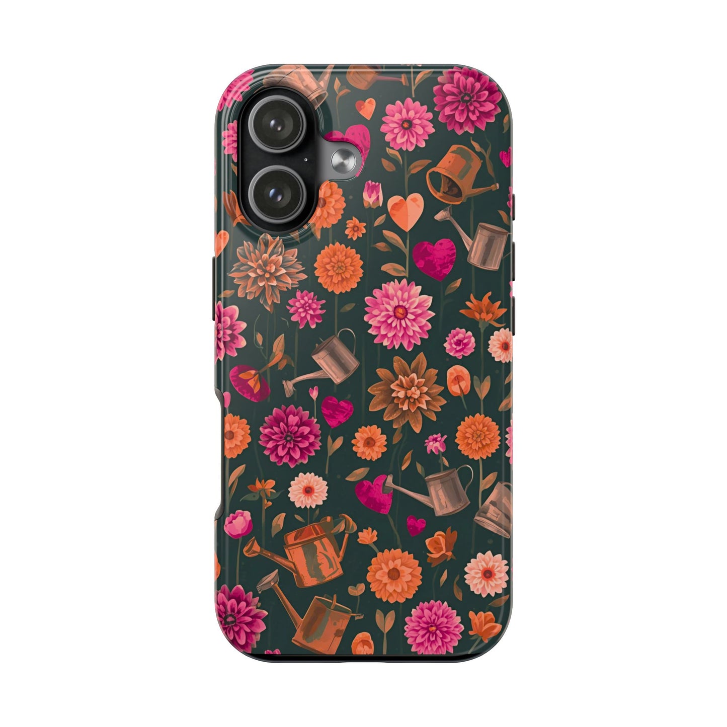 Dahlia Garden Phone Case - Floral Tough Case
