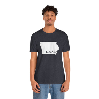 Iowa Local Home Sweet Home Tee Cyclone and Hawkeye State Colors Shirt