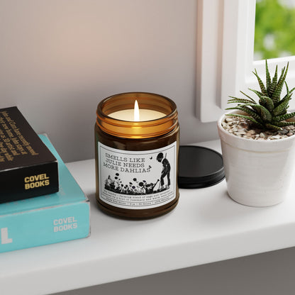 Smells Like Dahlias Customize Plant Dahlia Lover Gift Personalized Candle for Birthday Candle Funny Planter Gift Gardening Candle