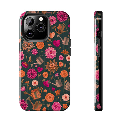 Dahlia Garden Phone Case - Floral Tough Case