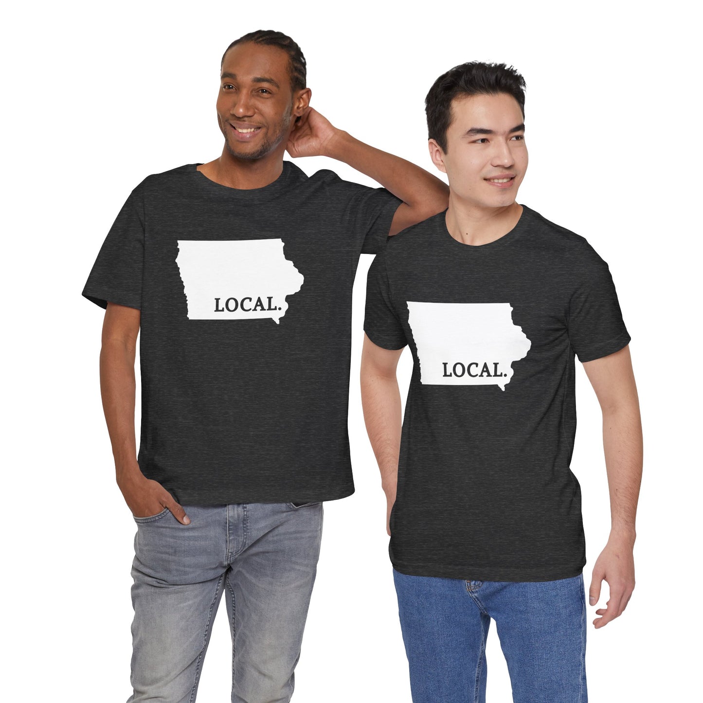 Iowa Local Home Sweet Home Tee Cyclone and Hawkeye State Colors Shirt