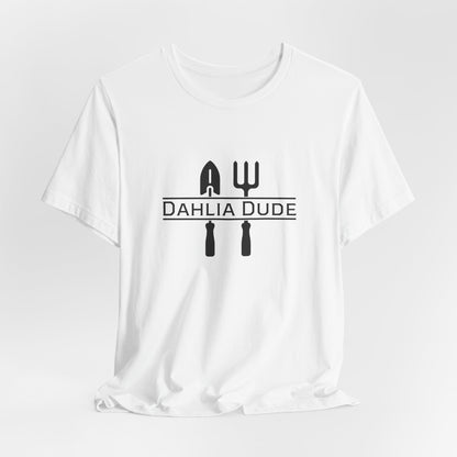 Dahlia Dude T-Shirt - Dad Gardening Graphic Tee