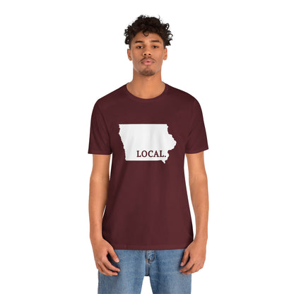 Iowa Local Home Sweet Home Tee Cyclone and Hawkeye State Colors Shirt