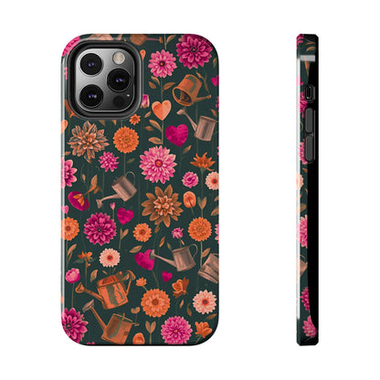 Dahlia Garden Phone Case - Floral Tough Case
