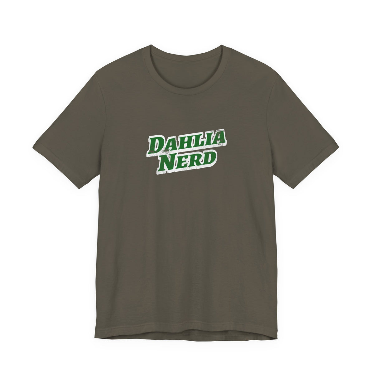 Dahlia Nerd T-Shirt — Botanical Flower Gardening Lover Tee