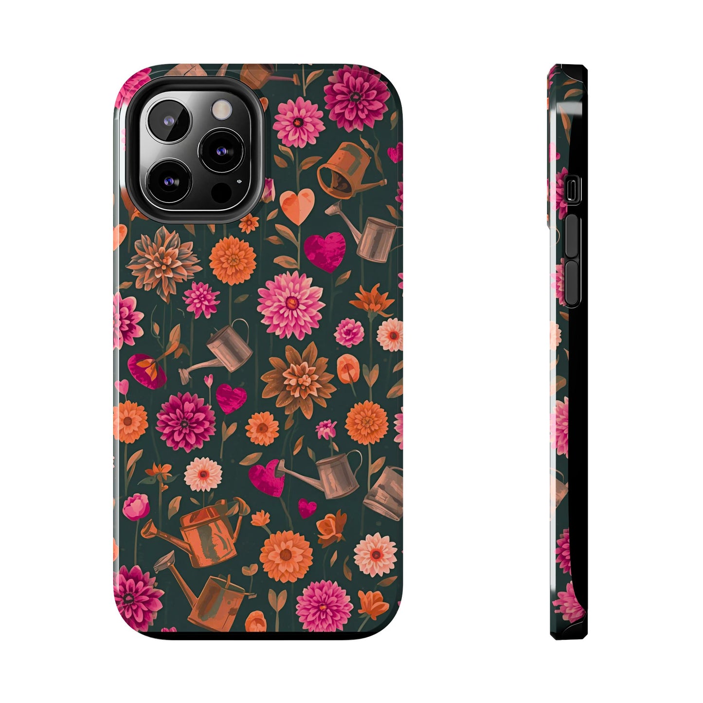 Dahlia Garden Phone Case - Floral Tough Case