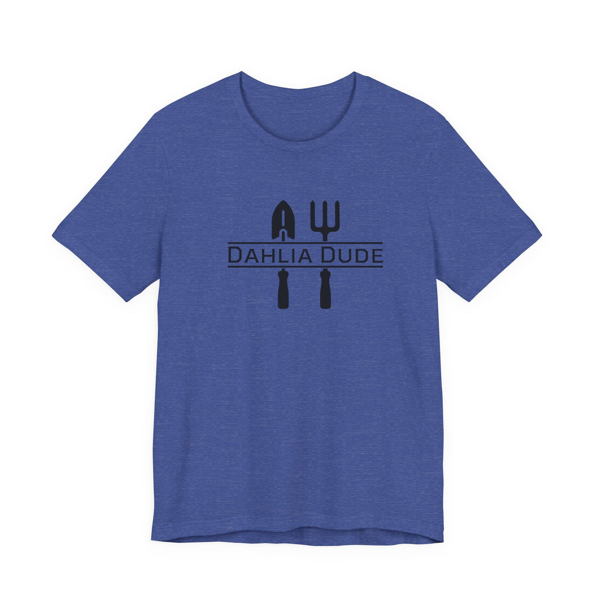 Dahlia Dude T-Shirt — Dad Gardening Tool Graphic Tee