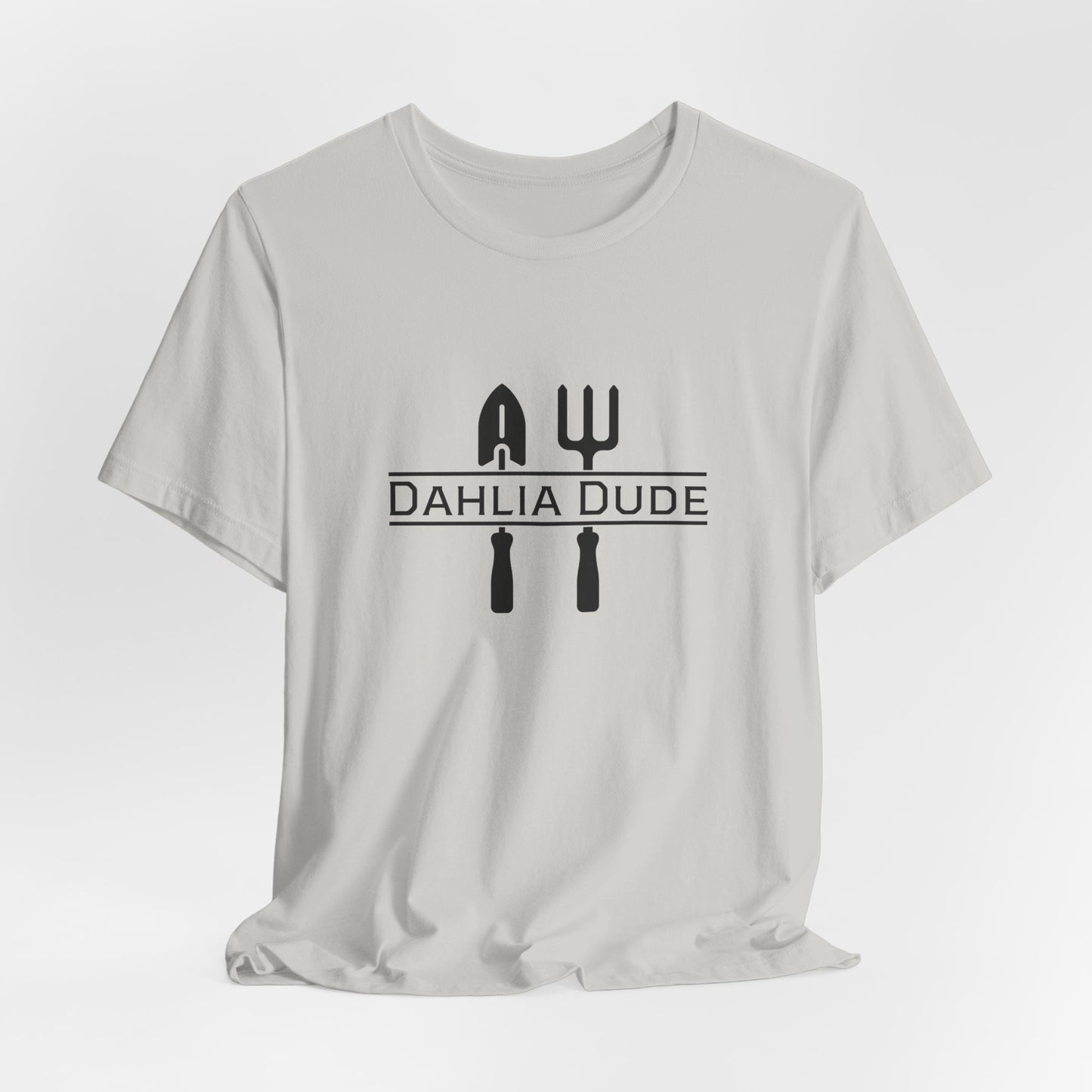 Dahlia Dude T-Shirt - Dad Gardening Graphic Tee