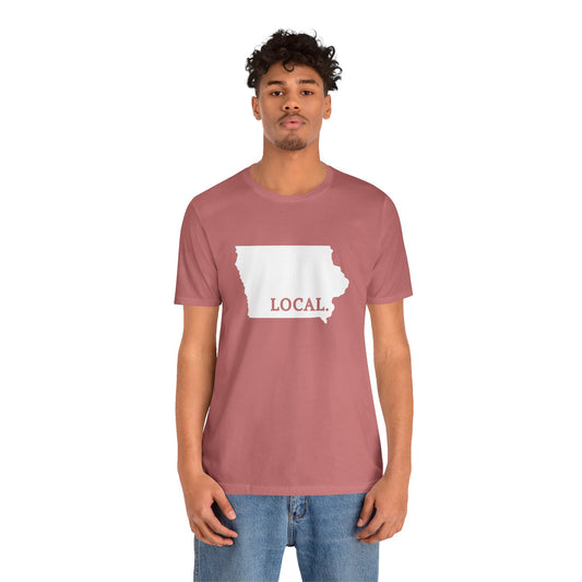 Iowa Local Home Sweet Home Tee Cyclone and Hawkeye State Colors Shirt