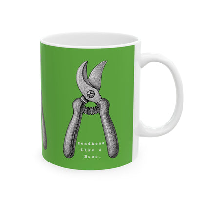 Deadhead Like a Boss Dahlia Gardener Coffee Mug Cup