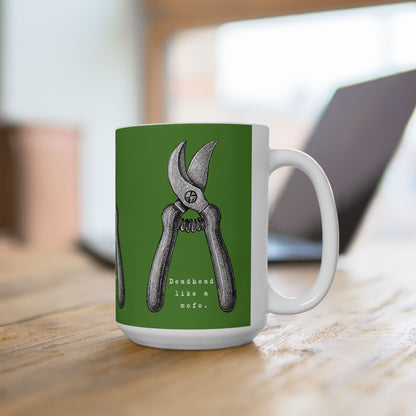 Deadhead Like a Mofo Dahlia Gardener Coffee Mug Cup