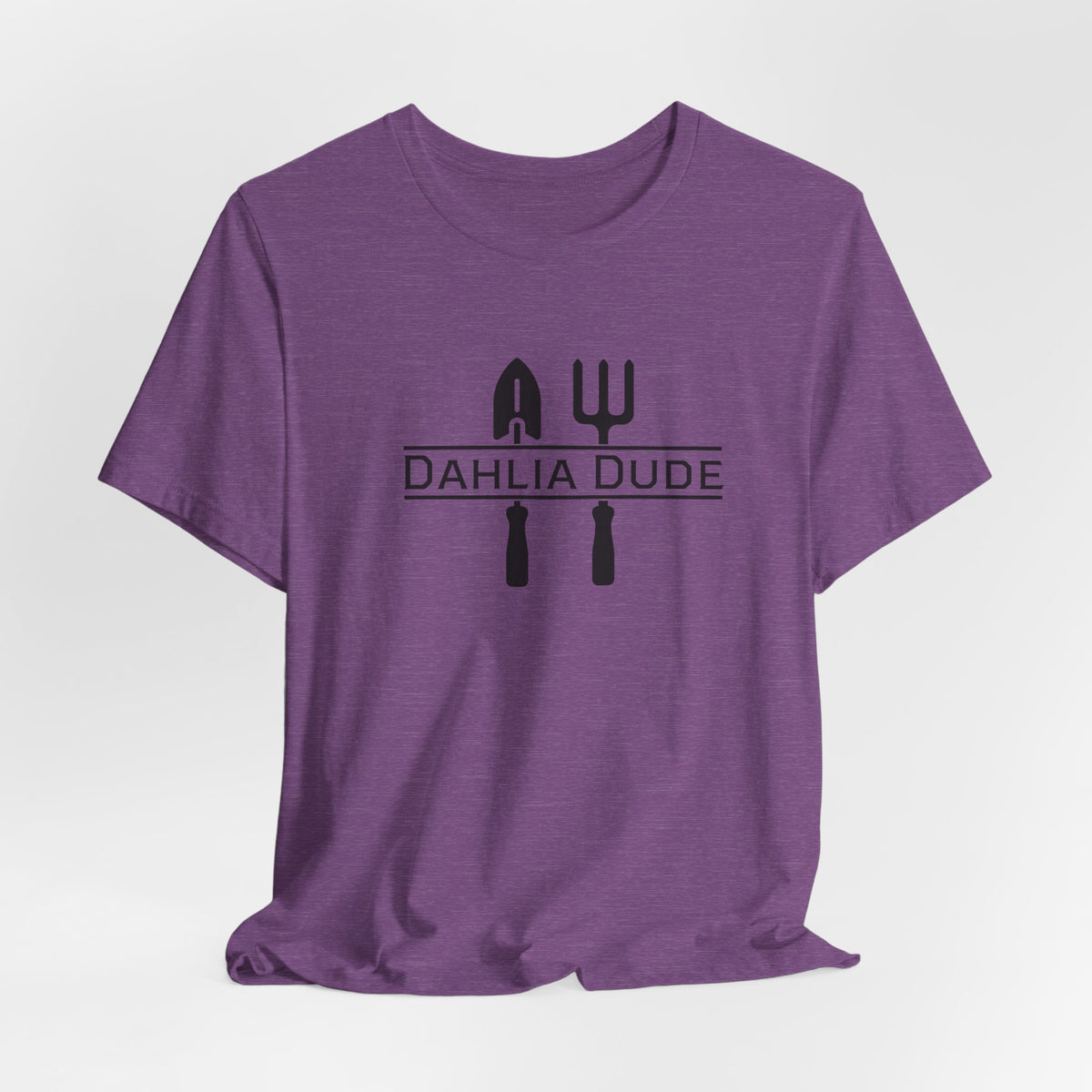 Dahlia Dude T-Shirt — Dad Gardening Tool Graphic Tee